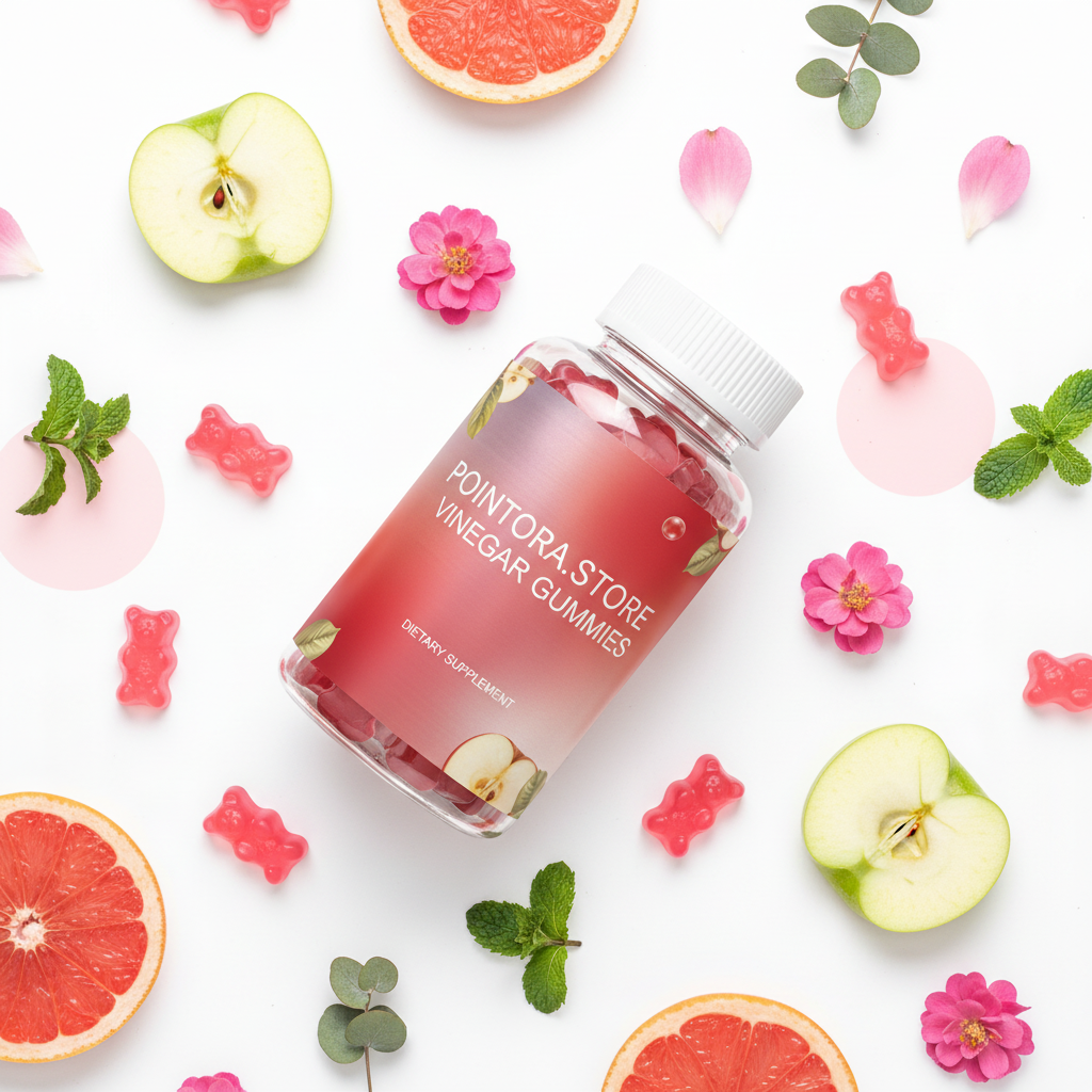 ACV Gummies flat lay