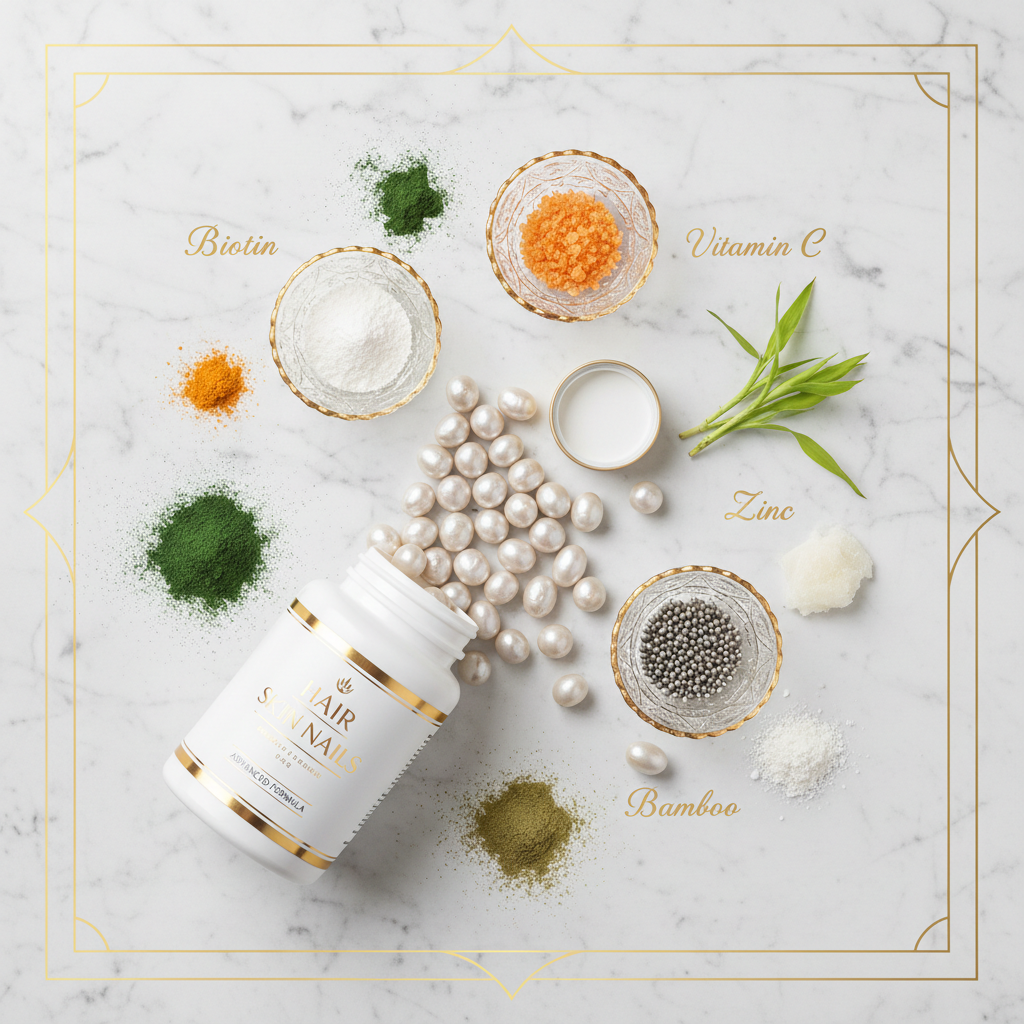 Ingredients flat lay